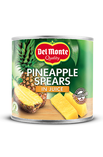 Pineapple spears in juice